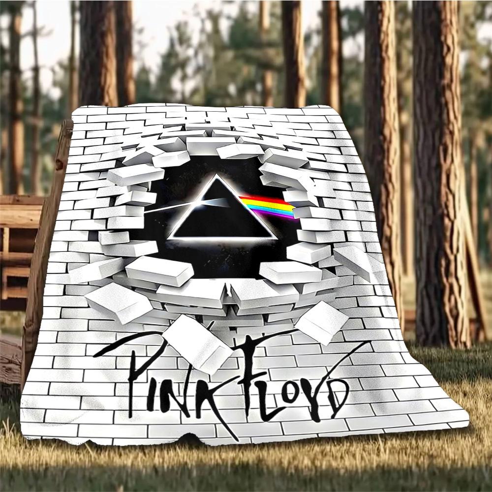 1 stuks Pink Floyd Outdoor Flanellen Deken Cadeau Voor Jongens Meisjes Volwassenen, Familie Vrienden