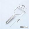 Premium Stainless Steel Potato Masher Double Grid Food Masher for Puree