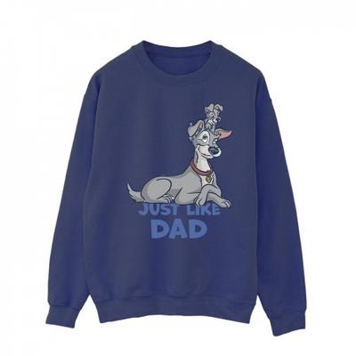 Mens Lady And The Tramp Just Like Dad Sweatshirt