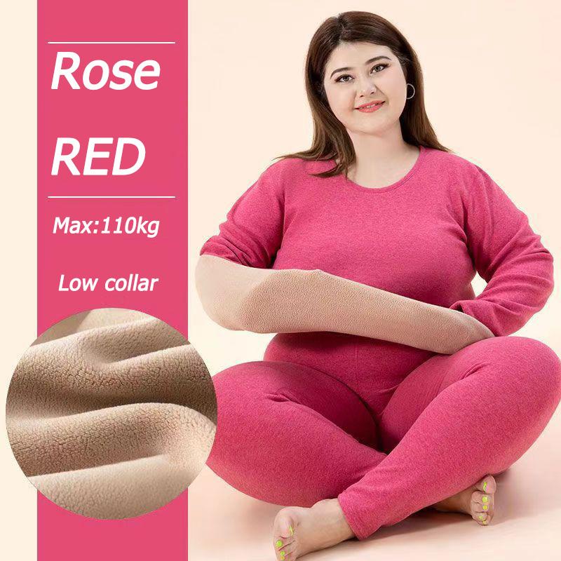 

L-6XL женское термобелье большого размера бесшовное согревающее термобелье женское высокоэластичное утягивающее комплект одежды для женщин 2 предмета 6XL