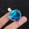 Faceted Swiss Blue Topaz Pendant 925 Sterling Silver Pendant Handmade Latest Design Pendant Swiss Blue Topaz Gemstone Jewelry Gifts for Wife