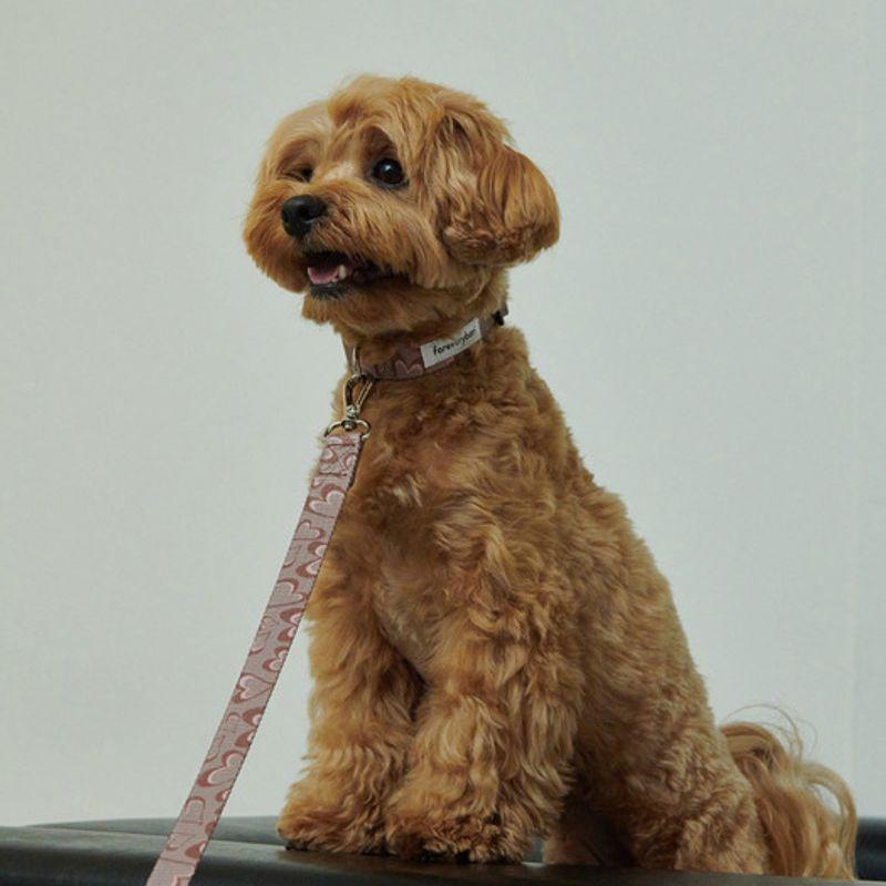 foreverybari Marble Heart Leash (Chocolate)