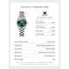 OLEVS Womens Wrist Watch Business Fashion Watches Stainless Stee Watch Bands Quartz Watch For Woman Waterproof Week Date Wristwatch