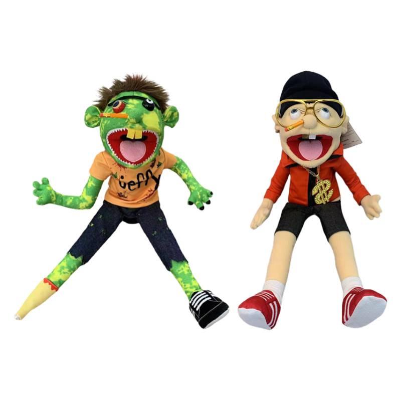 Zombie Rock Funny Jeffy Puppet Parent Child Interaction Plush Doll Early Gift