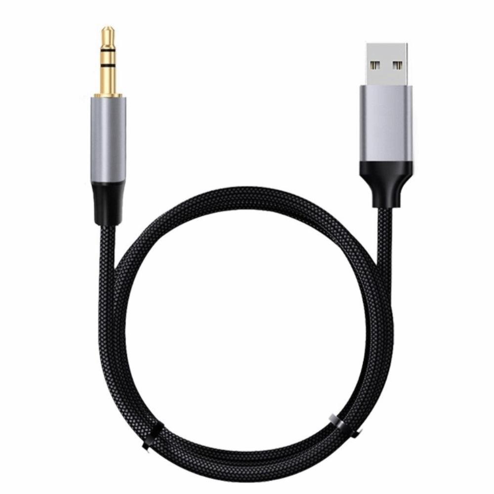 Headset Round Hole USB Audio Cable Cd Grade Sound Quality Extension Audio Line AUX Audio Cable Stereo Audio Cable for TV