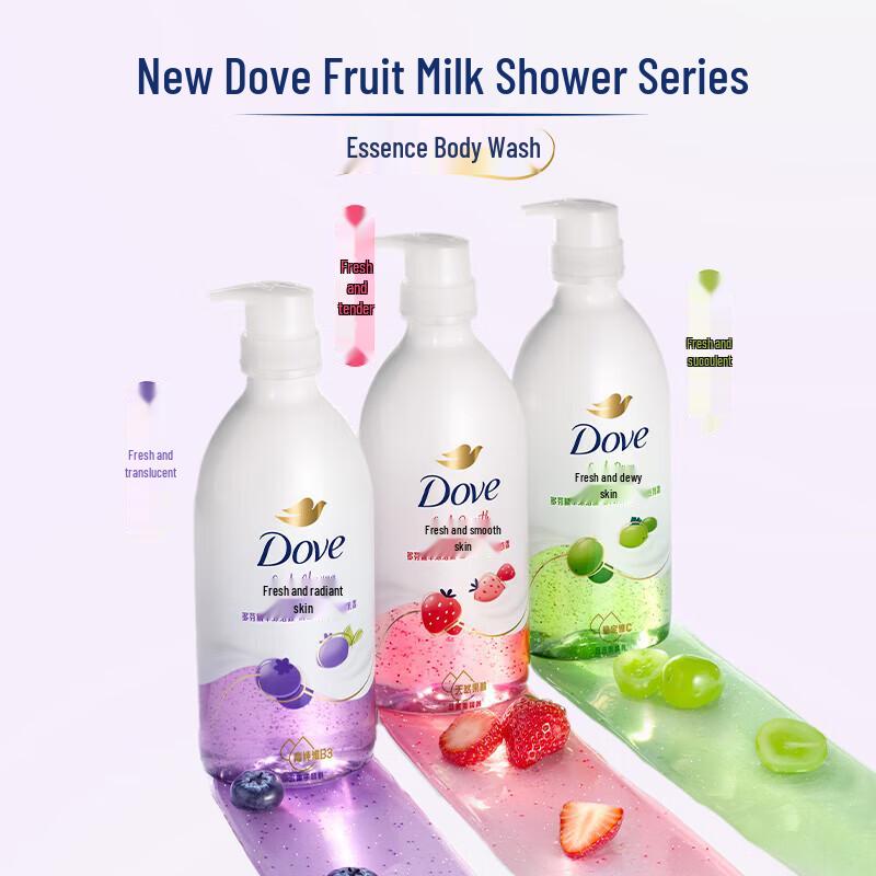 Dove Essence Body Wash, Lime Berry Coconut Milk Scent