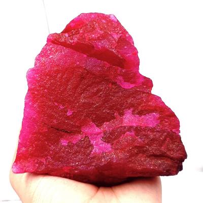 Unbearbeiteter roter Rohdiamant 5000 Karat Natürlich 1 kg Roter Rubin Rohdiamant ZERTIFIZIERT Loser Edelstein