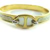 Pristine HERMES Bangle Mini Click Chaine d'Ancre/Grand Apparat White gold Used