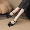 Fashion 2025 Spring Autumn Thick Heels Women Mary Jane Shoes Fashion Butterfly-knot Shoes Ladies Elegant Wedding Party Pumps