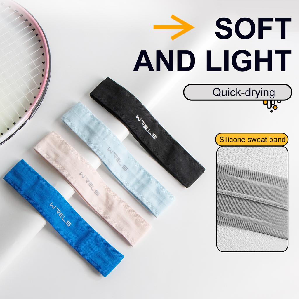 Sport Hoofdband Anti-Slip Yoga Haarband Sneldrogend Hardloop Zweetband Zweetabsorberend Ademend Elastisch Fitness Hoofdband