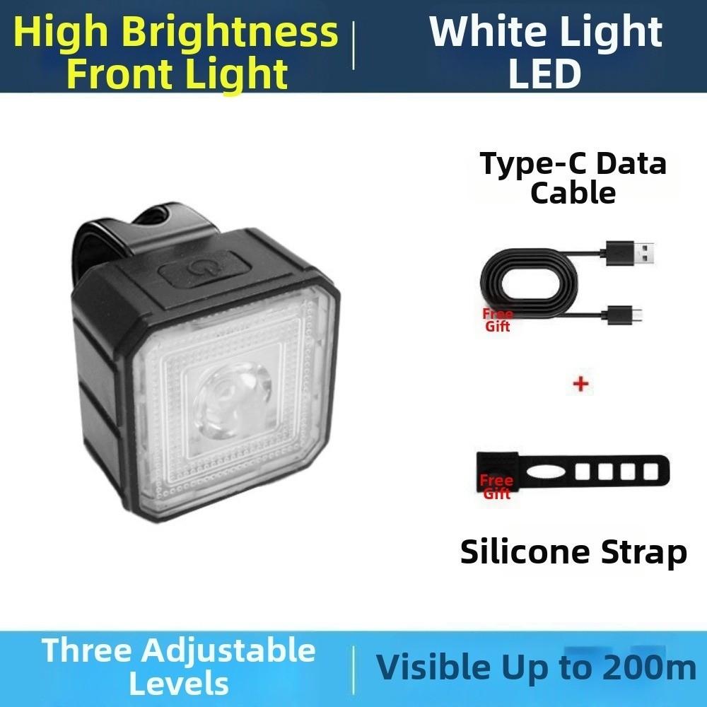 Quick Charging Bicycle Brake Tail Light High Brightness Cycling Accessories Night Cycling