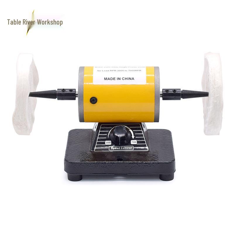 Desktop Mini Benchtop Variable Speed Grinder & Jewelry Polishing Double Wheel Polisher SIP-60