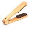 Professional Double-Sided Hair Brush Comb Wooden Anti-static Hair Splint Comb Hairdressing Plywood Straightening Styling Brush