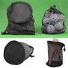 Sports Mesh Net Carrying Bag Black Drawstring Pouch Golf Ball Bags Golf Mesh Bag Golf Storege Bag