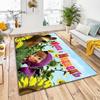 Russian animation Masha and the Bear Fairy Tale Cartoon Carpet Soft Home Living Room Bedroom Door Mat Outdoor Picnic Ground Mat rug T8