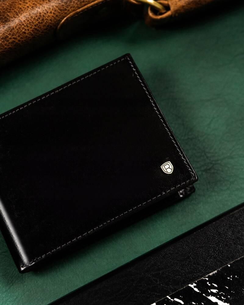 Men's Leather Wallet with RFID System - Rovicky