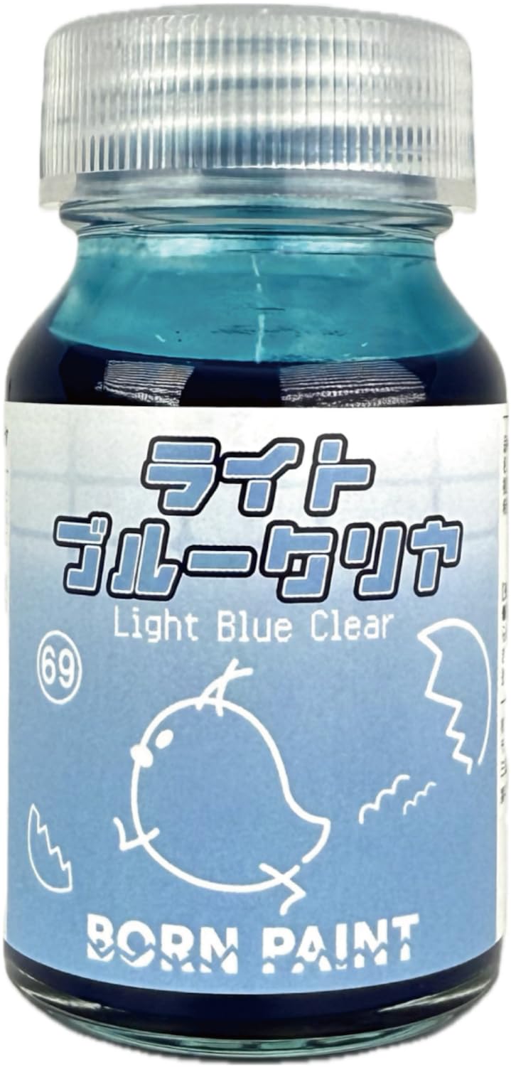 

TOAMIL BORN PAINT Светло-голубой прозрачный 30 мл Модельная краска BP-69 синий