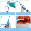 Water Dental Flosser Oral Irrigator Non Electric Portable Cordless Manual Air Pressure Simple Operation for Home and Travel