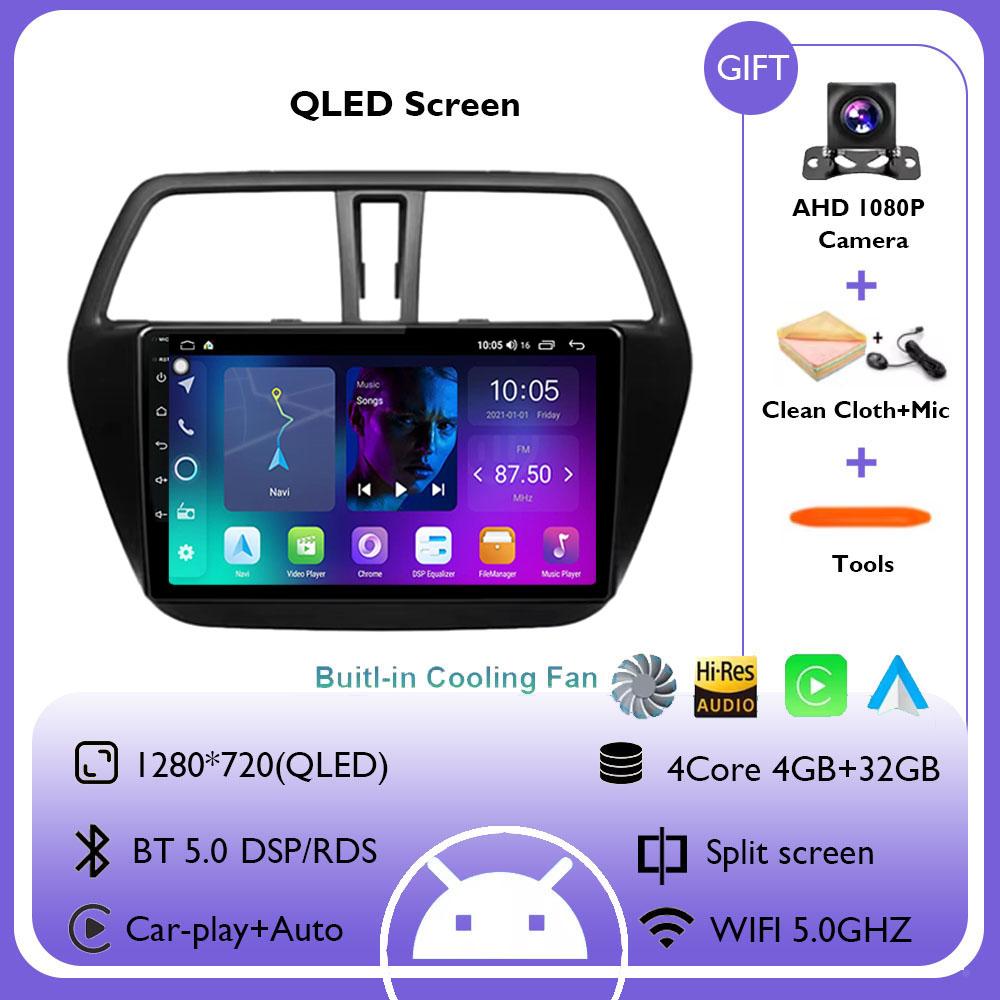 

Android 14 Автомобильное радио для Suzuki SX4 S-Cross 2014 2015 2016 2017 Мультимедийный проигрыватель Стерео GPS WIFI+4G беспроводной Carplay Авто видео