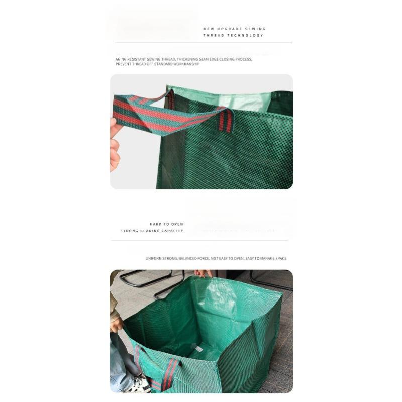 1PC leaf garbage bag gardening finishing bag large capacity garden leaf storage bag garden tool bag gardening essential