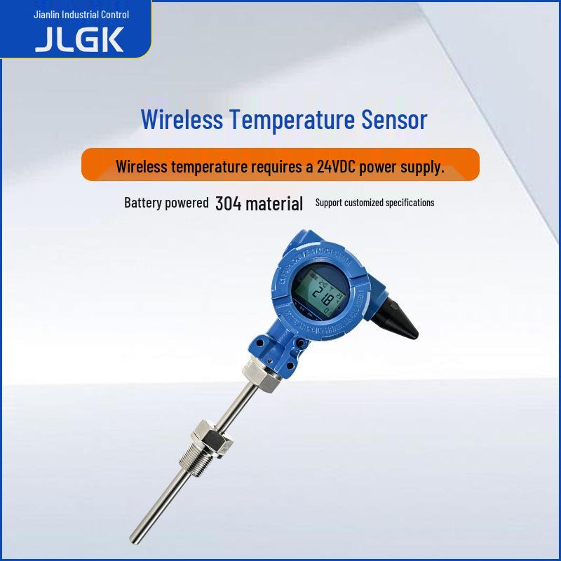 Wireless Battery-Powered 433MHz Temperature Transmitter and Sensor for Pipeline Monitoring