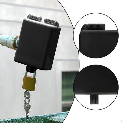 Cerradura de Grifo de Jardín Candado Metal Exterior Ahorro de Agua Cubierta Protectora Espita para