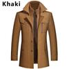 Jarní nové módní bundy pro muže Trenčkot pro muže Business Casual Slim Pánské bundy Veste Homme Chaquetas Hombre