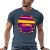 Synthwave Motorskull TShirt Standard Fit Solid Tee Shirt
