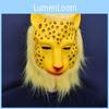 Die Reise nach Westen Nach Westen Leopardenmaske Latex Weihnachts- und Halloween-Accessoire für Veranstaltungen
