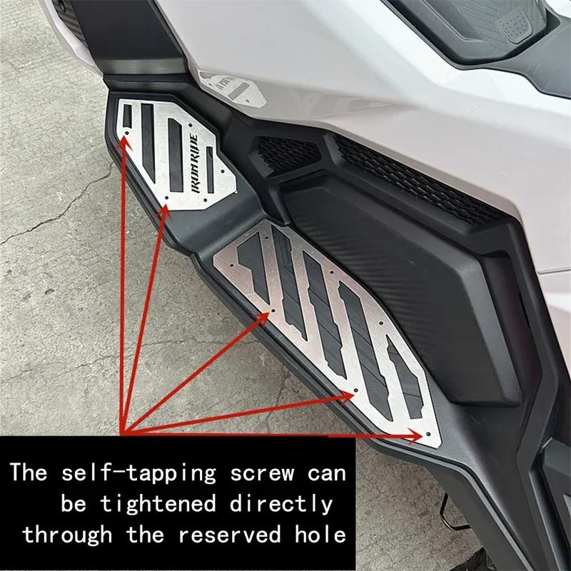 For SYM ADX125 ADX 125 Motorcycle Modified CNC Pedal Decorative Nail Pad Accessories