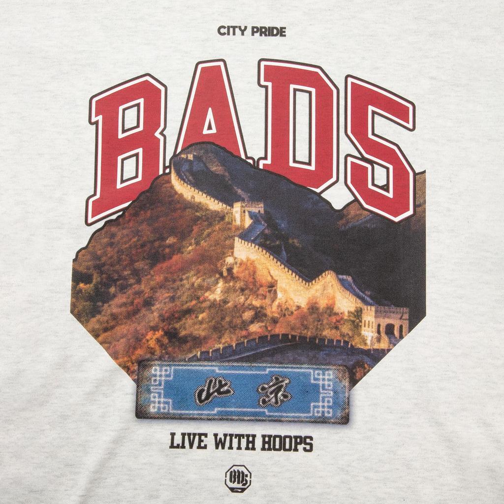 Li-Ning Badfive Fashion Casual Loose Letter Pattern Printed Round Neck Short Sleeve T-Shirt Men Tops AHSVD97-2