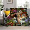 Lachs in der Natur Decke Flanelldecke für Bett, Sofa, Camping, Wandern, Picknick Zubehör, Geschenk für Familie Fanartikel