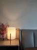 Japanese Bedroom Bedsides Floor Lamps Wooden Fabric Lampshade Creative Simple Tea Room Cafe Study Homestay Art Decor Table Lamps