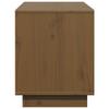Vidaxl Szafka Pod Tv, Miodowy Brąz 110,5X35X44 Cm, Lite Drewno Sosnowe
