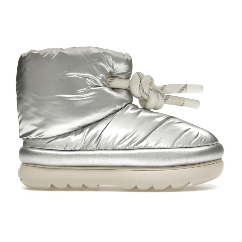 UGG Klassiske Maxi Korte Metallisk Sølv Dame Sneakers 1135153-MSLV