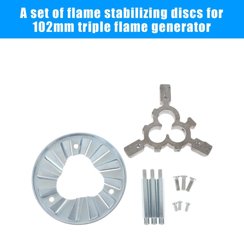 High Quality Stainless Steel Air Swirler For Waste Oil Burners Part Flame Stabilizer Disc Ring For Combustion Machine