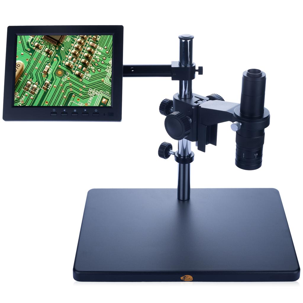Rosfix Mikroskop Cyfrowy Earth Pro MCEP-0.5X – Powiększenie 7x-45x | Wyświetlacz 8 Cali | Uchwyt I Oświetlacz 56xLED