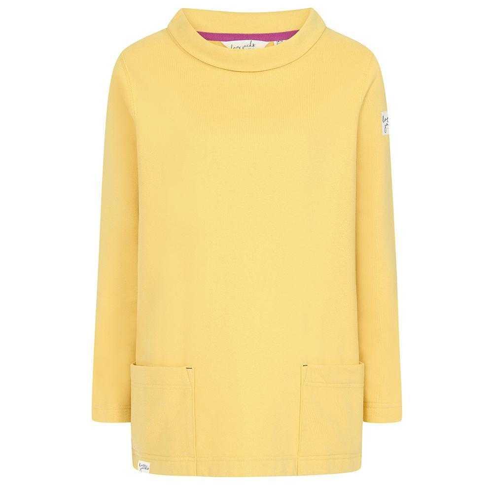 Lazy Jacks Womens/Ladies Plain Roll Neck Sweatshirt