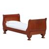 Wood Miniature Bed 1/12 Scale Dollhouses Furniture Scene Display Single Bed for 15cm Dolls Bedroom Decoration