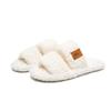 Open Mouth Hairy Slippers with Added Velvet Throughout The Year, Non Slip Indoor Cotton Slippers for Home Use