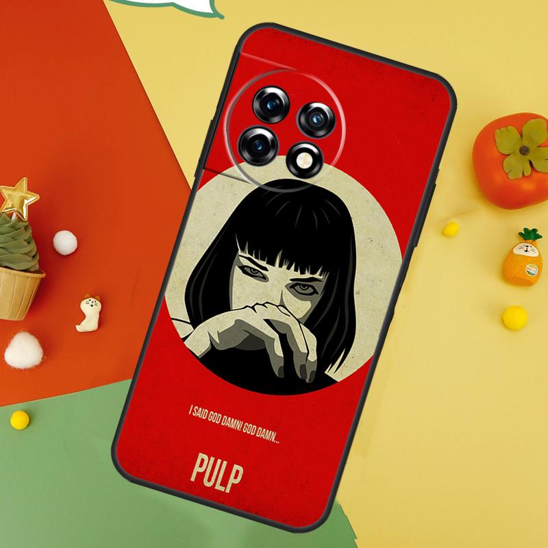 Pulp Fiction Movie Poster Case For OnePlus 9 10 Pro 11 12 13 15 13T 13R 12R 10T 8T Nord 5 CE 2 3 4 Lite N20 N30 Cover