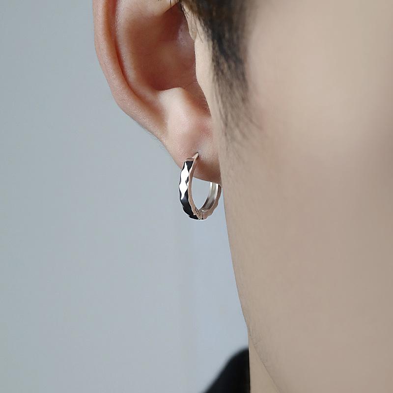 Trendy Men's Hip-Hop Single Earring: European & American Style