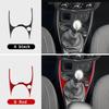 Real Soft Carbon Fiber Sticker LHD RHD For Dacia Duster 2014 2015 2016 2017 2018 Car Central Control AC Frame Interior Trim