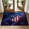Atletico Madrid Design Crystal Velvet Rug Soft Decorative Mat for Bedroom Entrance