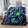 AVP Alien Vs Predator Blanket Picnic Blanket Warm Blankets Outdoor Blanket Home Bed Linings Blankets for Beds Birthday Gift