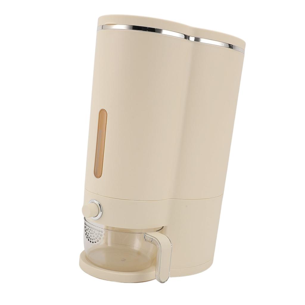 Rice Dispenser Press Out Food Grade Plastic Sealed Airtight Storage Container Househod Kitchen Supplies