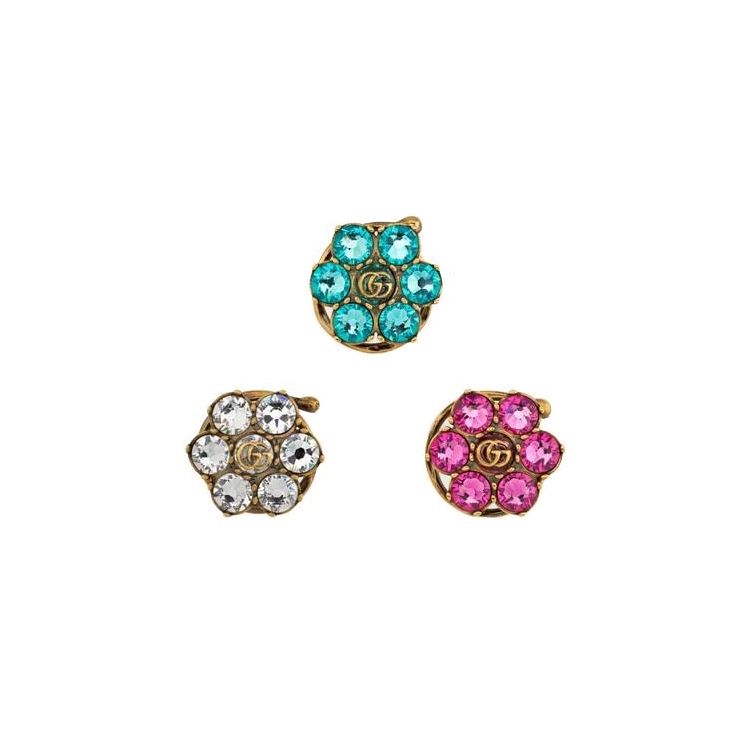 

Gucci Floral Pattern Fashion Jewelry Vintage Style Glossy Earrings Women earrings Multicolor 753870I47788489 Dust Bag+Box (Random Color),F,Multicolor