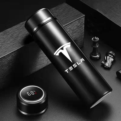 Inteligentny kubek termiczny termos termos stal nierdzewna czajnik próżniowy do Model 3 Model X Model S Model Y