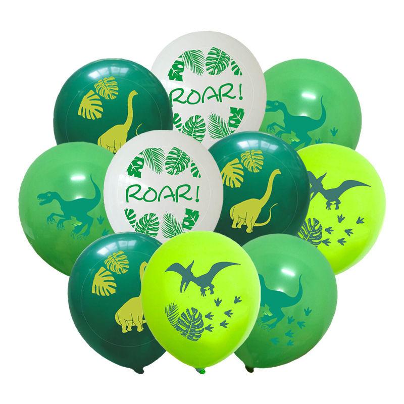 Jurassic Dinosaur-themed Balloon Set for Children's Birthday Party Decoration Items