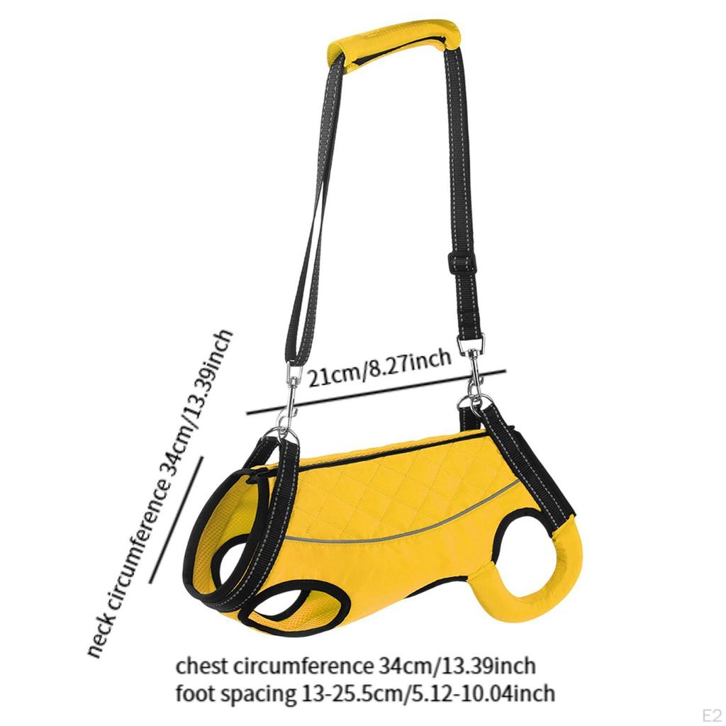 Hunde-Hebeweste Haustierausrüstung Ganzkörper-Stütztrage für Hunde, die im Freien Unterstützung benötigen